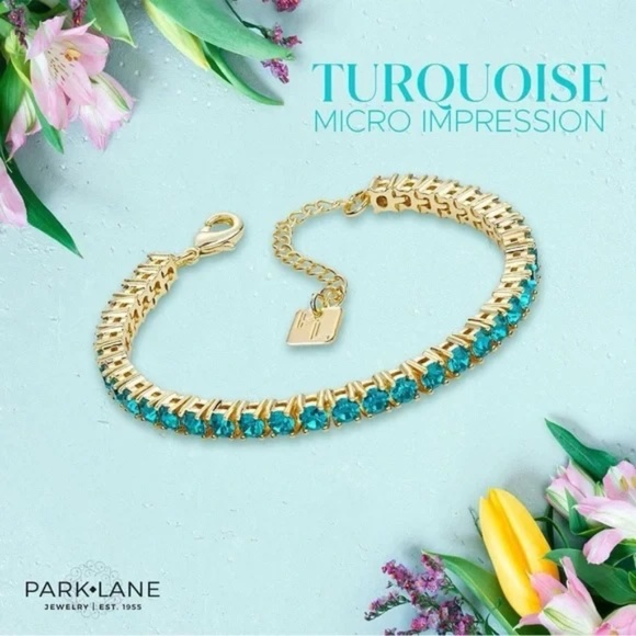 Park Lane Jewelry - Park Lane Turquoise Micro Impression Bracelet  NWT
